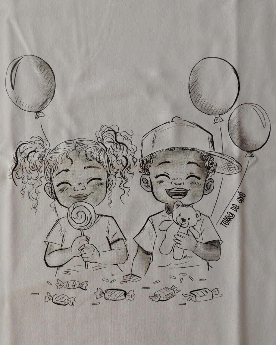 Camiseta Baby Look Erês - Coleção Ponto Firmado