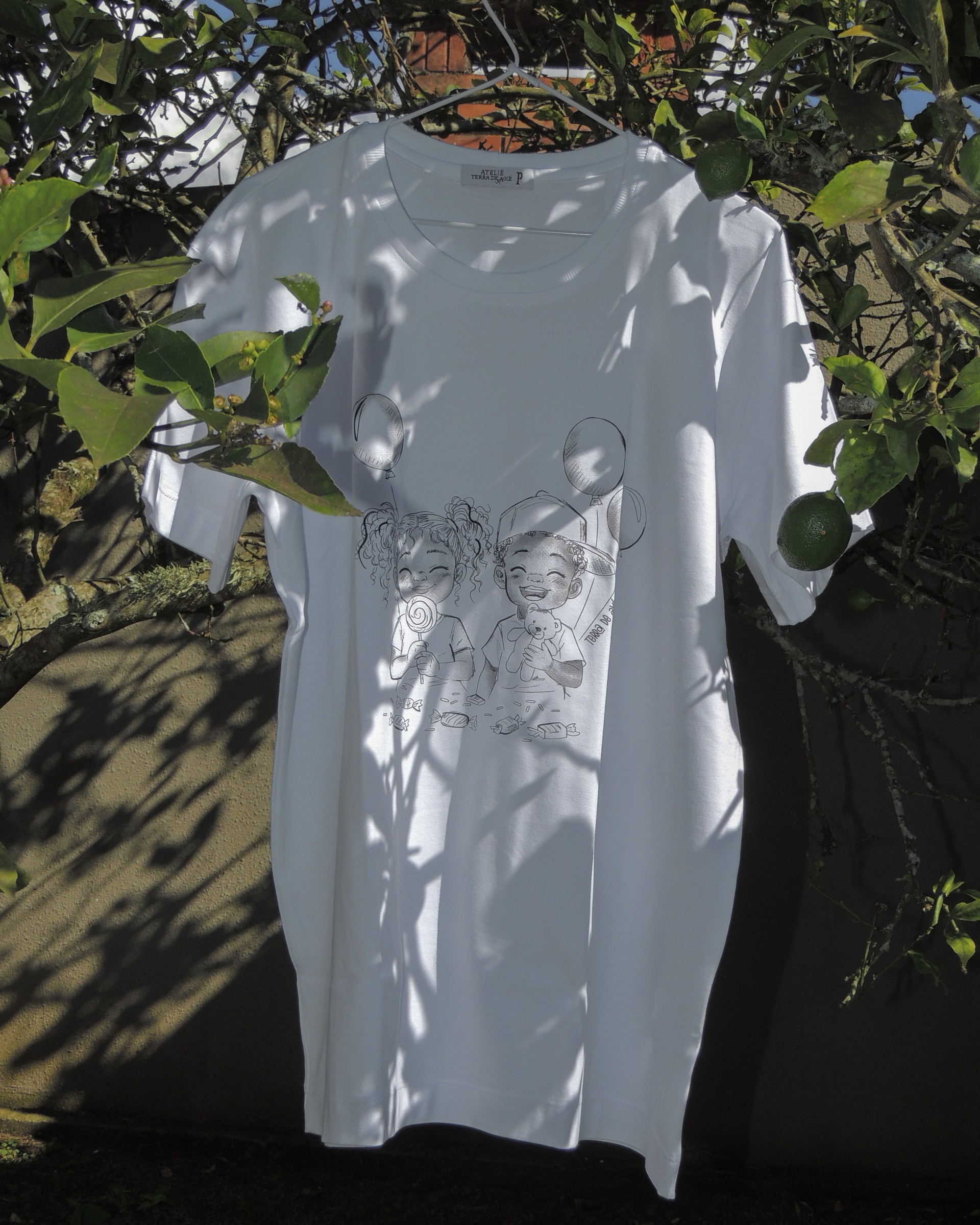 Camiseta Unissex Erês - Coleção Ponto Firmado - Costas