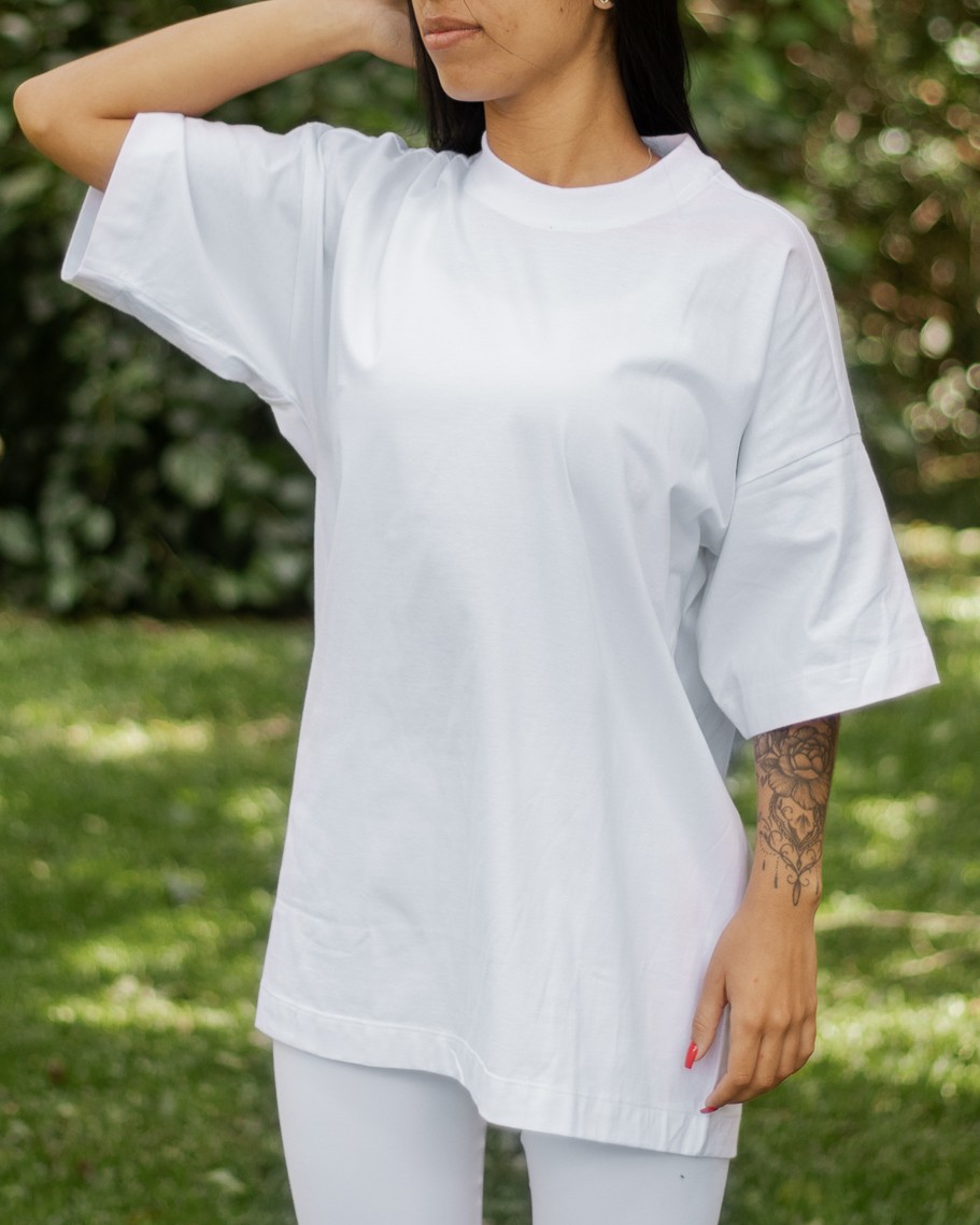 Camiseta Oversized Mãos Ogãs - Coleção Atabaques - Costas